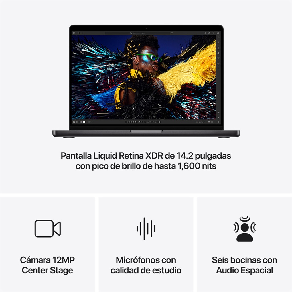MacBook Pro 14_ M4 6 - Negro Espacial